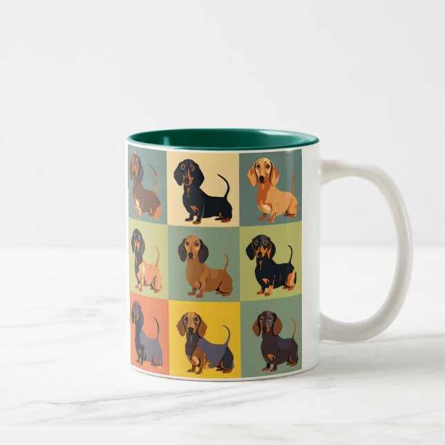 Dachshund Photo Dog Mug (Droit)