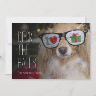 Dachshund portant "I love presents"