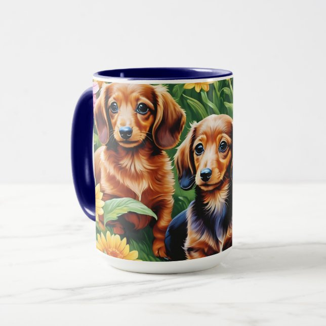 Dachshund Puppy Mug (Devant gauche)