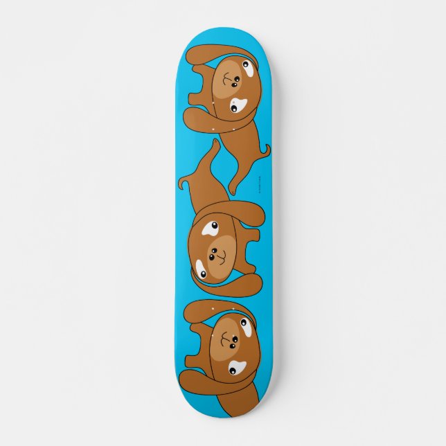 Dachshund Puppy Skateboard (Devant)