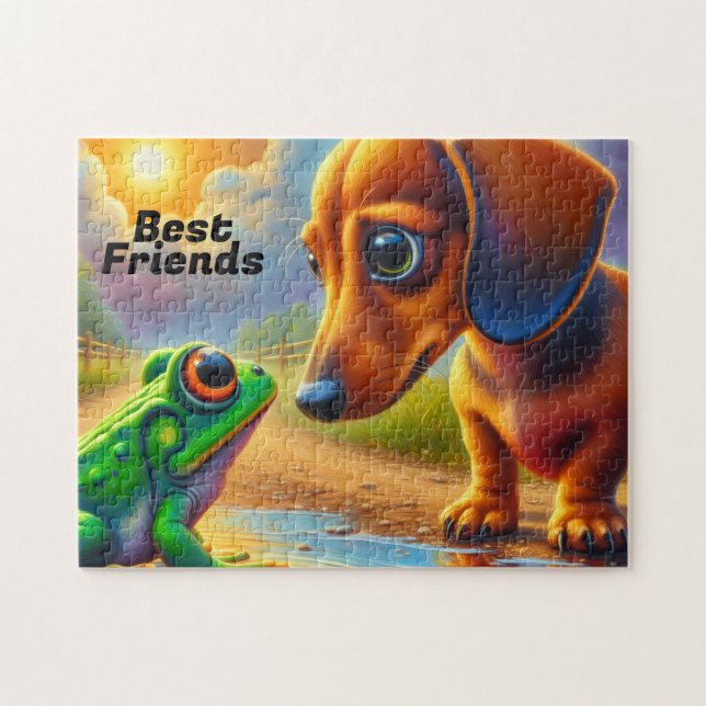 DACHSHUND PUZZLE (Horizontal)