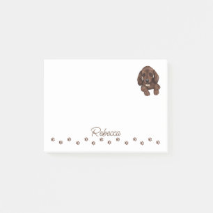 Dachshund Sausage Chien Post-it personnalisée Note