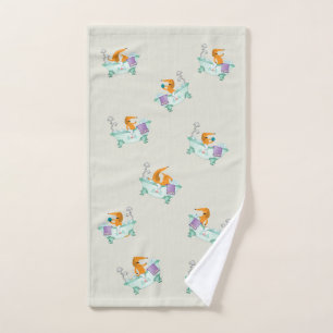 Dachshund Serviette Wiener Chien Salle de bain Ser