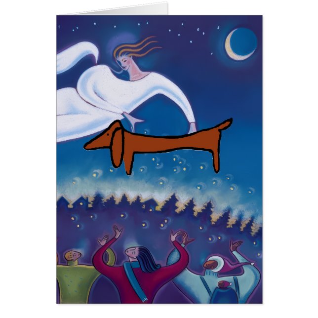 Dachshund, un cadeau du ciel (Devant)