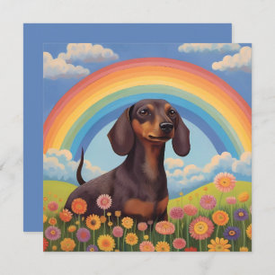 Dachshund Wiener Dog Rainbow Bridge Nom personnali