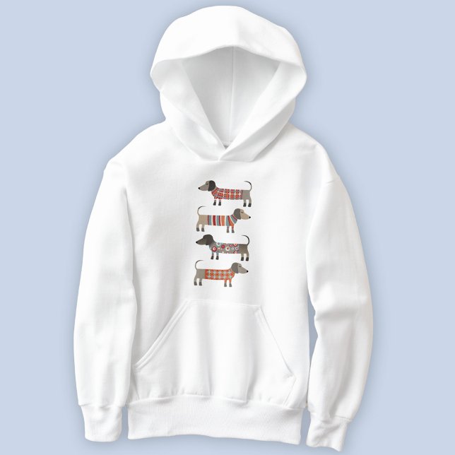 Dachshund Wiener Saucisse Chien (Dachshund Wiener Sausage Dog fun hoodie)