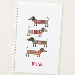 Dachshund Wiener Sausage Chien Personnalisé<br><div class="desc">Que vous les appeliez Chiens de Saucisse,  Chiens Wiener,  Dachshunds ou Doxies,  ces adorables petits petits souriront. Et ils portent aussi des tricots en laine ! Customisez en modifiant ou en supprimant le nom.</div>