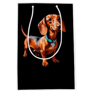 Dachshund Wienerdog sac cadeau graphique