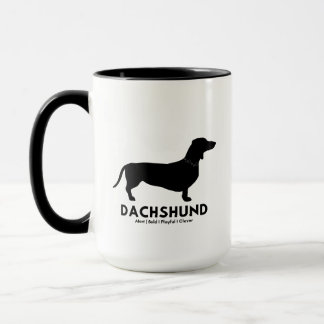 Dachshund Yin Yang Coffee Mug