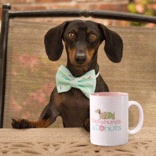 Dachshunds et beignes de café Mug