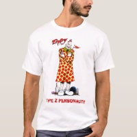 DACTYLOGRAPHIEZ le T-shirt de PERSONNALITÉ de Z