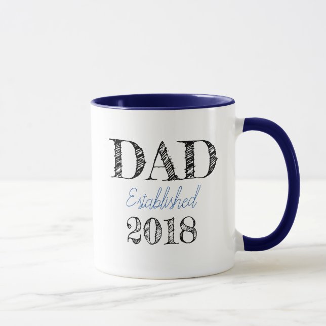 DAD a créé Mug personnalisable 2018 (Droite)