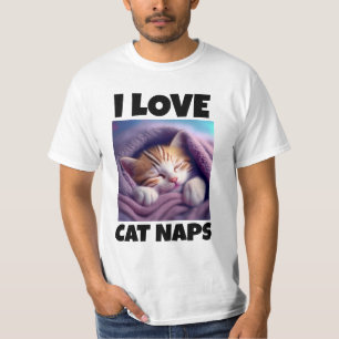 DAD CAT NAPS FÊTE DES PÈRES T-SHIRTS
