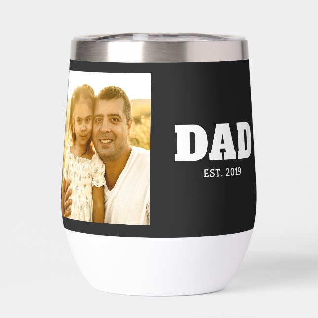 Dad Established Bold Black Photo (Arrière)