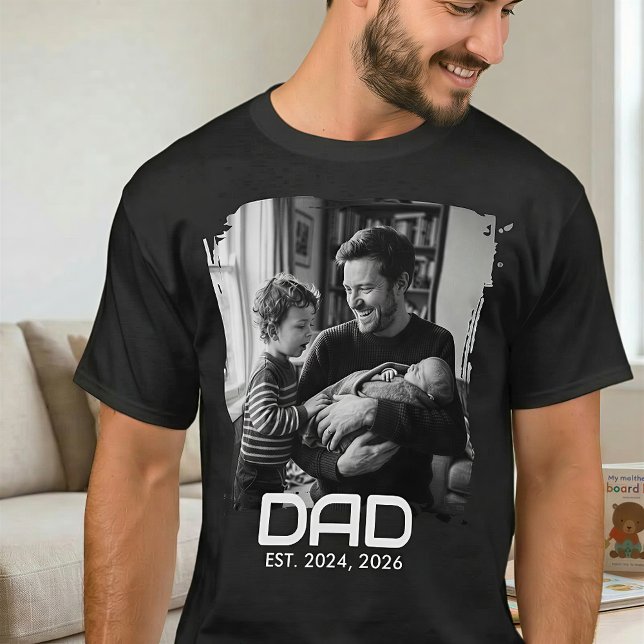 Dad Established Bold Photo T-Shirt (Créateur téléchargé)