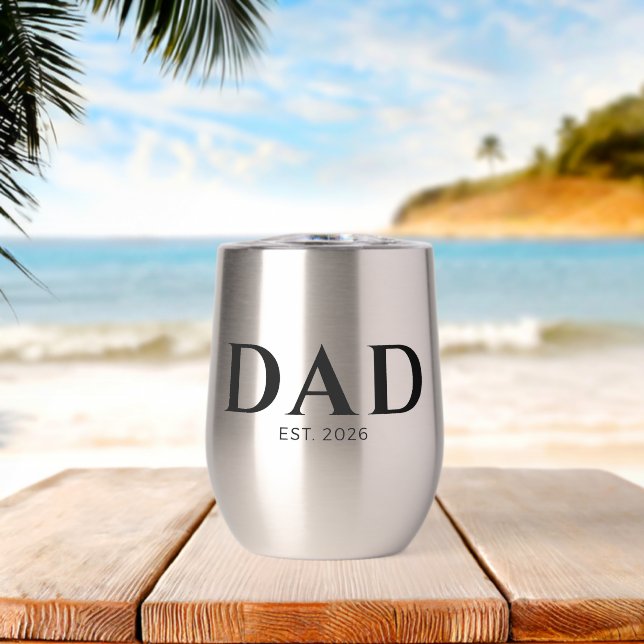 Dad Established New Dad Gift (Plage (pivotée))