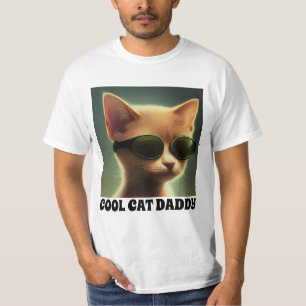 DAD FÊTE DES PÈRES COOL CAT T-SHIRTS TEE - SHIRTS