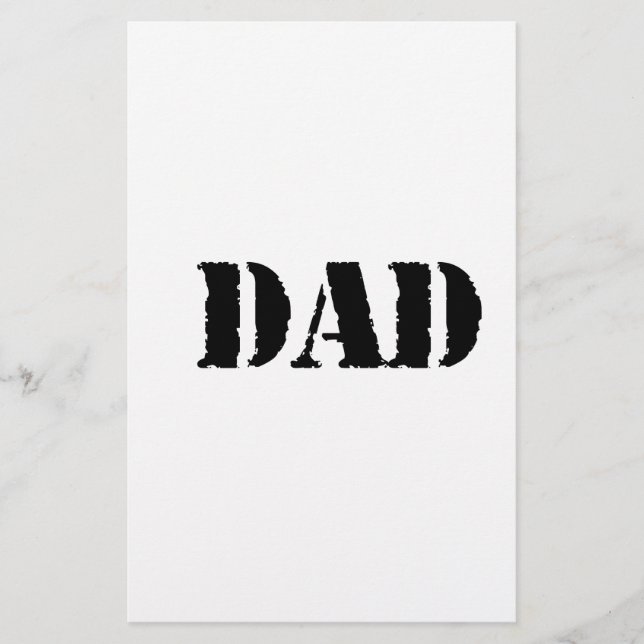 DAD fête des pères simple cadeau (Devant)