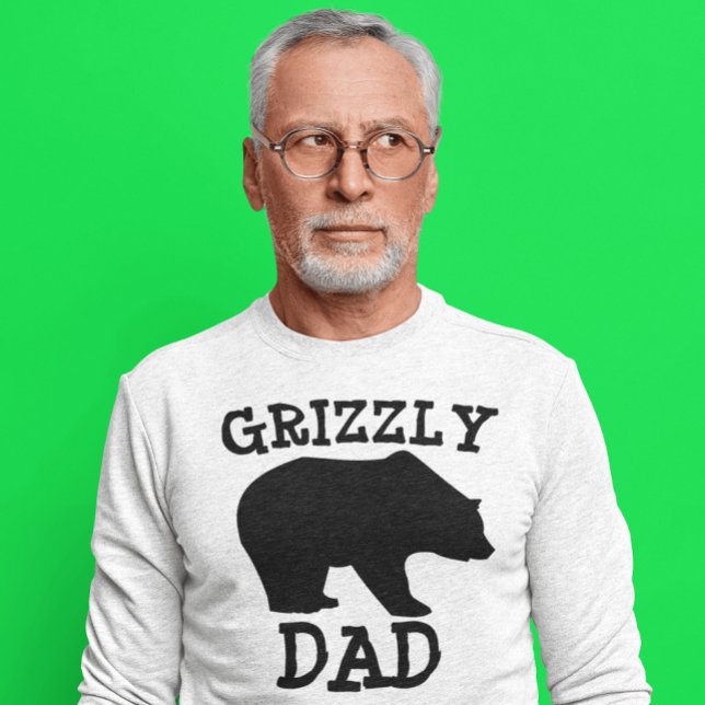 DAD Fête des pères T-shirts GRIZZLY DAD (Créateur téléchargé)