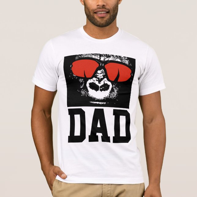 DAD GORILLA FUNNY T-SHIRTS (Devant)