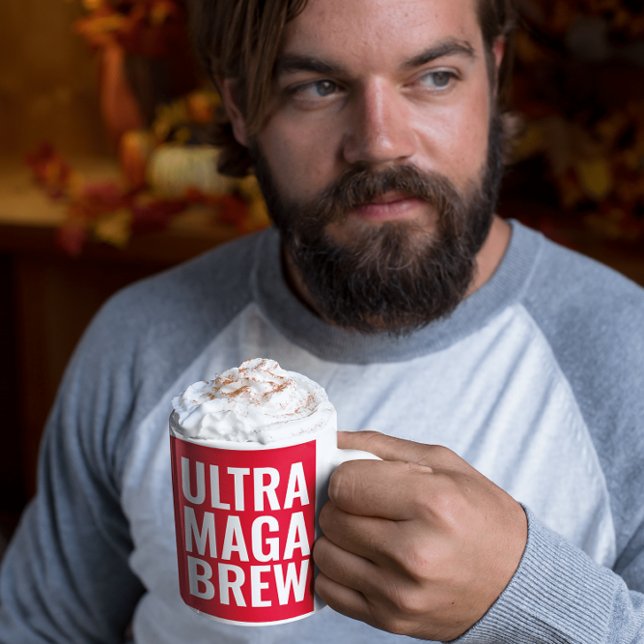 DAD ULTRA MAGA TRUMP BREW CAFÉ MUG (Créateur téléchargé)