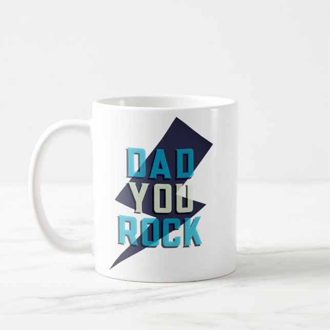Dad You Rock Classic Mug (Gauche)