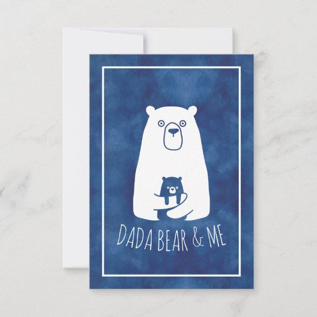 DADA BEAR & ME | Papa Enfants Fils Fils Ours Dada (Devant)
