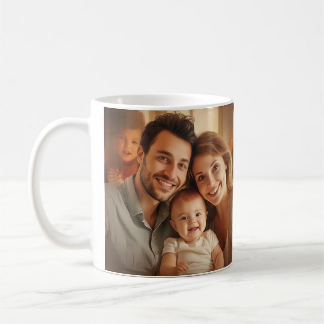 Dada Photo Collage Mug pour la Fête des pères (Gauche)
