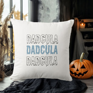 Dadcula Blue Halloween Coussin - Éffrayant et amus