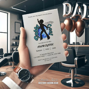 Daddy Cool Disco Dance Père Day Invitation