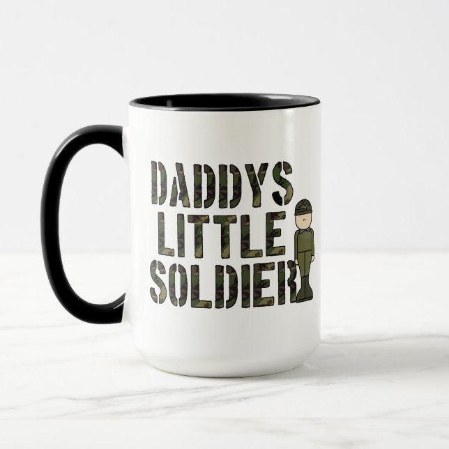 Daddy Little Soldier Mug (Gauche)