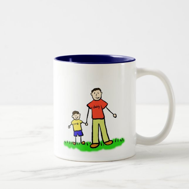 Daddy & Me Mug (Brunette sans titre) (Droit)