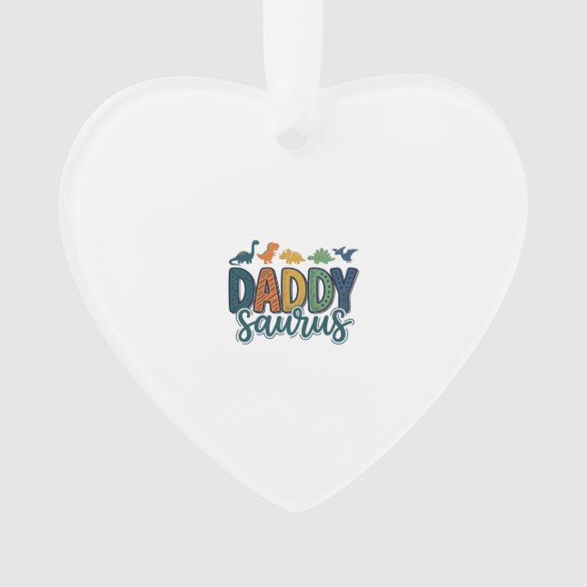 Daddy Saurus Papa Dinosaure Mignon Conception de V (devant)