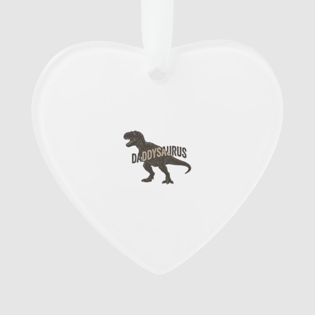 Daddysaurus Dinosaur Vintage Engraving Shirt Desig (devant)