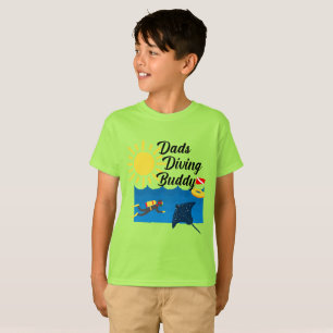 Dads Diving Buddy Design - T-Shirt de base pour en