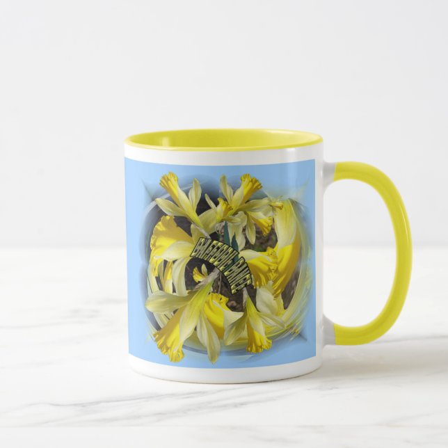 DAFFODIL DANCE ~ Ringer Mug (Droite)