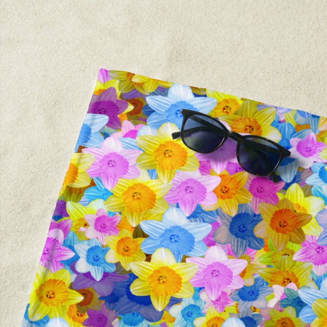Daffodil Delight, Serviette De Plage (En situation)