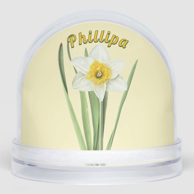 Daffodil Fleur Botanique Art Personnalisé (Avant)