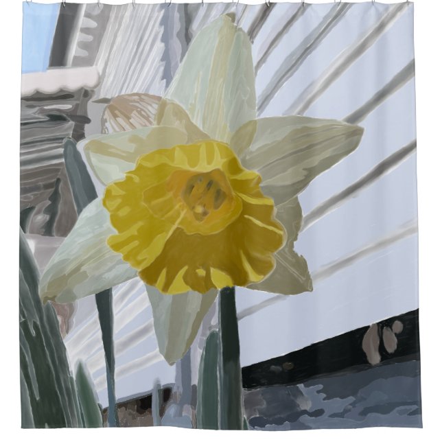 Daffodil Portrait Douche rideau (Devant)