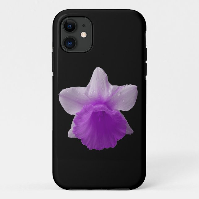 Daffodil Purple iPhone 5 Coque (Dos)