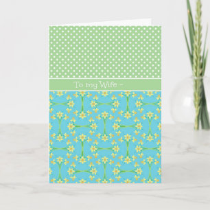 Daffodils, Polkas, mars Carte d'anniversaire pour 