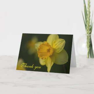 Daffodique Carte de remerciements