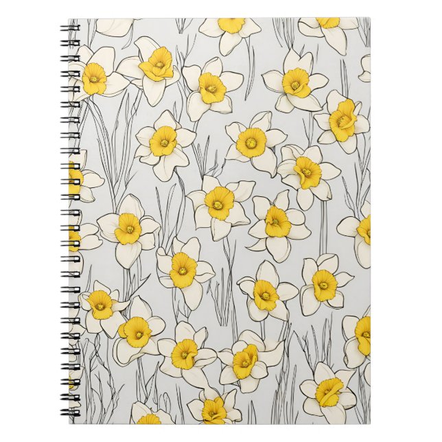 Daffodique Design Carnet spiral (Devant)