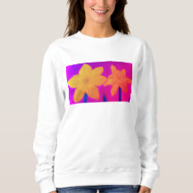 Daffodique Sweatshirt en fleur - Chalk Pastel fait