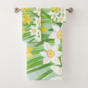Daffodiques à ressort blanc et jaune