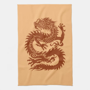Dagon chinois traditionnel Serviette de cuisine