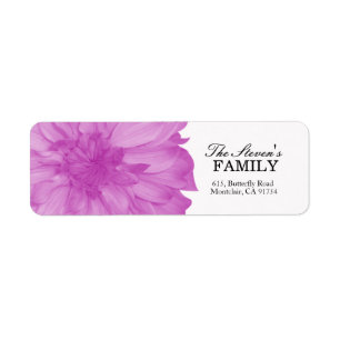 Dahlia - étiquettes floraux