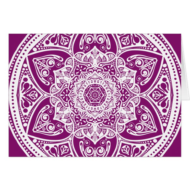 Dahlia Mandala (Devant horizontal)