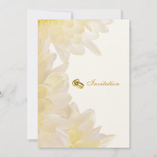 Dahlias Faire-part de mariage