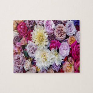 Dahlias Fleurs & Roses Jigsaw Puzzle